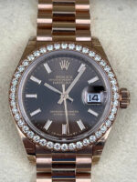 Rolex  Lady-Datejust 28mm 279135RBR Chocolate Dial Jubilee Bracelet - Image 4
