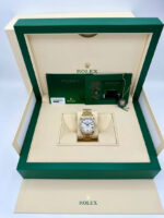 Rolex  Day-Date President 40mm Yellow Gold White Roman Dial Diamond Bezel - 228348rbr - Image 8