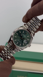 Rolex  Datejust 36mm 126234 Mint Green Dial Jubilee Bracelet Watch - Image 12