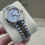 Rolex Datejust m278343 31mm White Mother-of-Pearl Dial Yellow Rolesor Jubilee Watch - Image 8