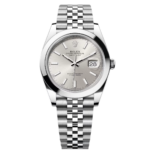 Rolex Datejust 41mm 126300 Silver Index Jubilee Stainless Steel Watch