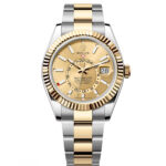 Rolex  Sky-Dweller 42mm 336933-0001 Two-Tone Yellow Gold Champagne Dial Oyster