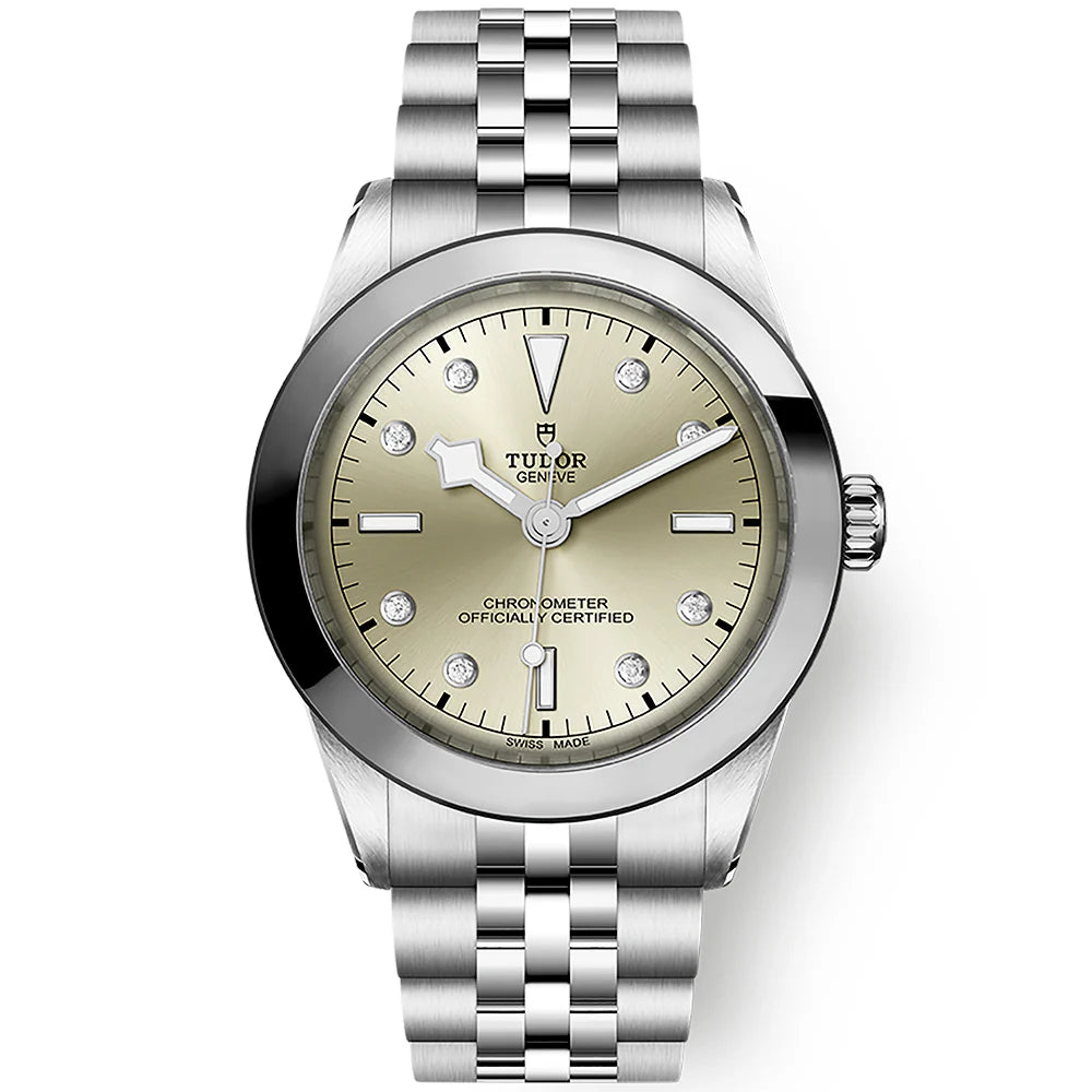 C45EF0A0-0AFD-8732-5A08-A108D16C5BD6.jpg TUDOR Black Bay 39mm Champagne Diamond Set Dial Men's Bracelet Watch M79660-0006 - Image 1