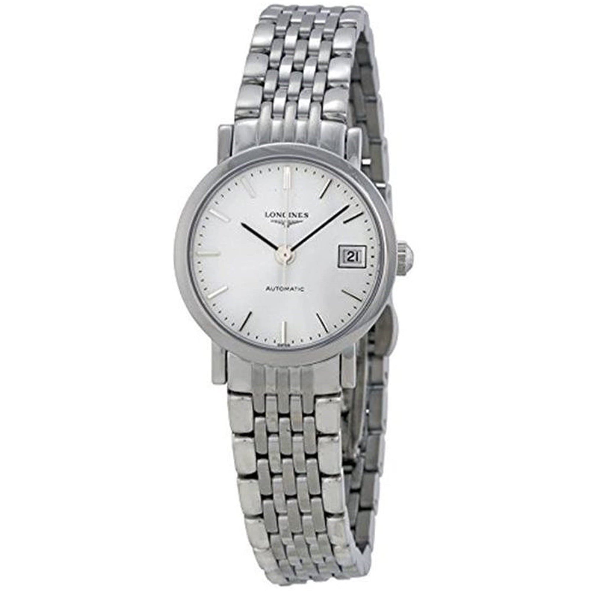 C4662367-9526-C926-5DDA-597544615657.jpg Longines Women's L4.309.4.12.6 Elegant Collection Stainless Steel Watch - Image 1