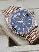 Rolex  Day-Date 40mm Eisenkiesel / Diamonds Dial 228345rbr-0016 - Image 4