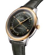 Omega De Ville Prestige 42 mm Green Dial Stainless Steel  18k Yellow Gold Strap 434.23.42.22.10.001 - Image 3