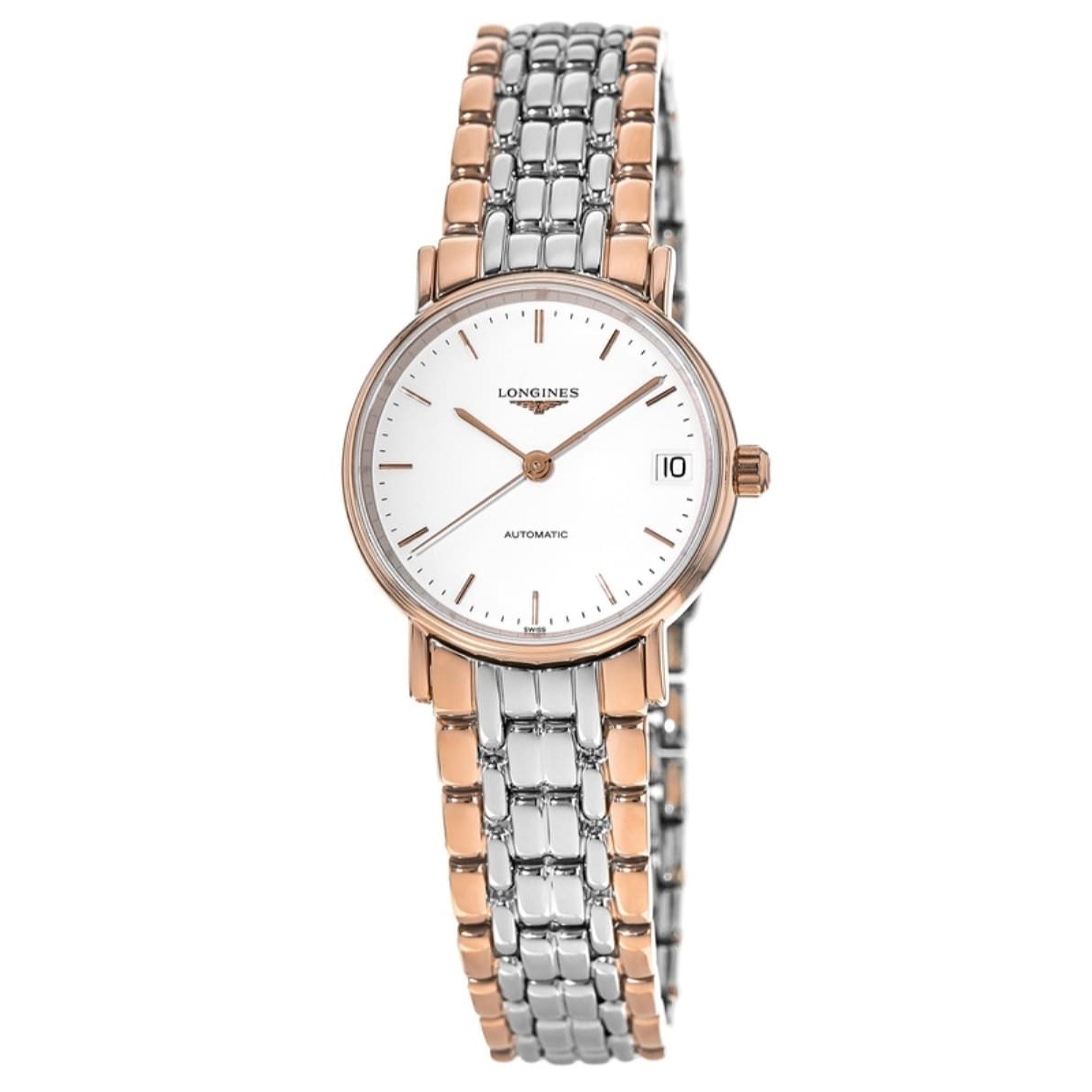 C4D1A62A-4AE0-7307-44BC-0B2F27E95962.jpg Longines Women's L4.322.1.12.7 Presence Two-Tone Stainless Steel Watch - Image 1