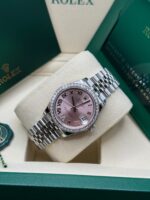 Rolex Datejust m278384RBR-0027/0028 Pink 31mm Dial Oyster Watch - Image 16