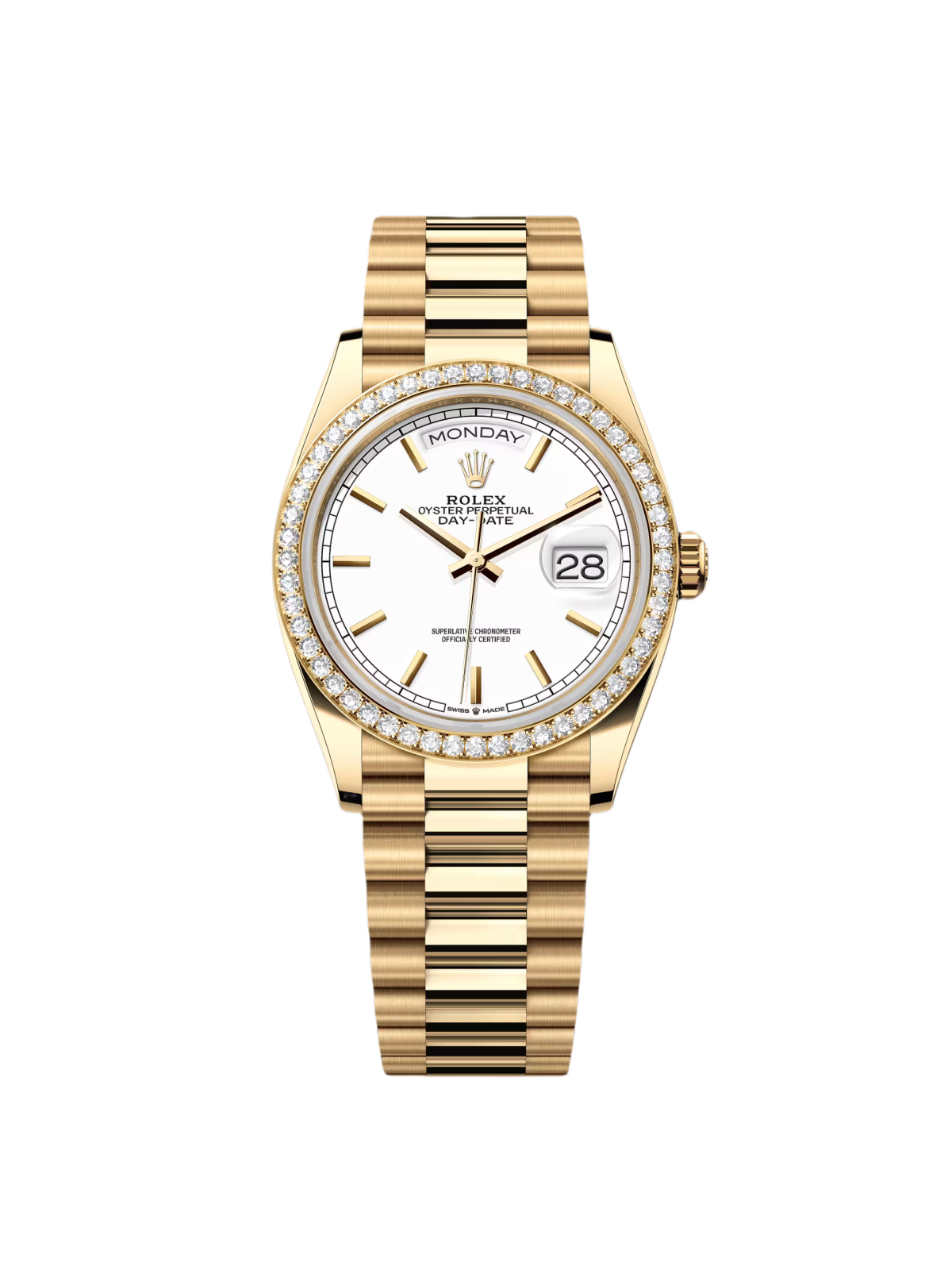 C5FB90C2-759C-4C07-5C8D-53A68E44EFF7.png Rolex Day-Date 128348RBR-0047 White Dial 36mm - Image 1