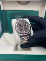 Rolex Datejust 41mm 126331 Datejust Chocolate Diamond Oyster Steel and Everose Gold Watch - Image 7