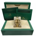 Rolex Datejust 41mm 126303 Champagne Index Oyster Steel and Yellow Gold Mens Watch - Image 9