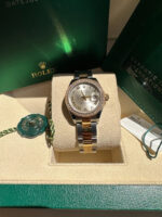 Rolex Lady-Datejust 28mm 279383RBR Silver Roman Dial Yellow Rolesor Oyster Bracelet - Image 5