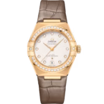 Omega Constellation Ladies' Selection 29mm yellow gold on leather strap 131.58.29.20.52.001