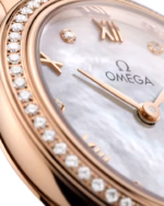 Omega De Ville Prestige 27.5mm White Dial with Diamonds Sedna 18k Rose Gold Bracelet 434.55.28.60.55.001 - Image 3