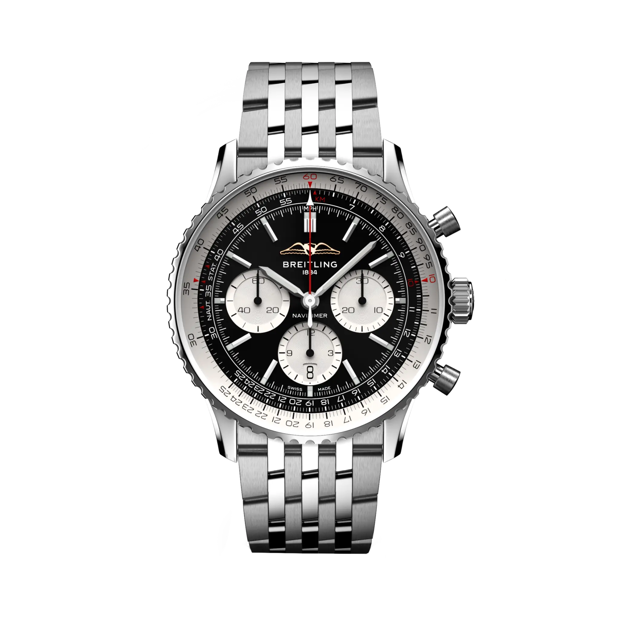C7B3188B-EB12-ED1D-47B0-4A1470E06DBD.png Breitling Navitimer B01 Chronograph 43mm AB0138211B1A1 - Image 1