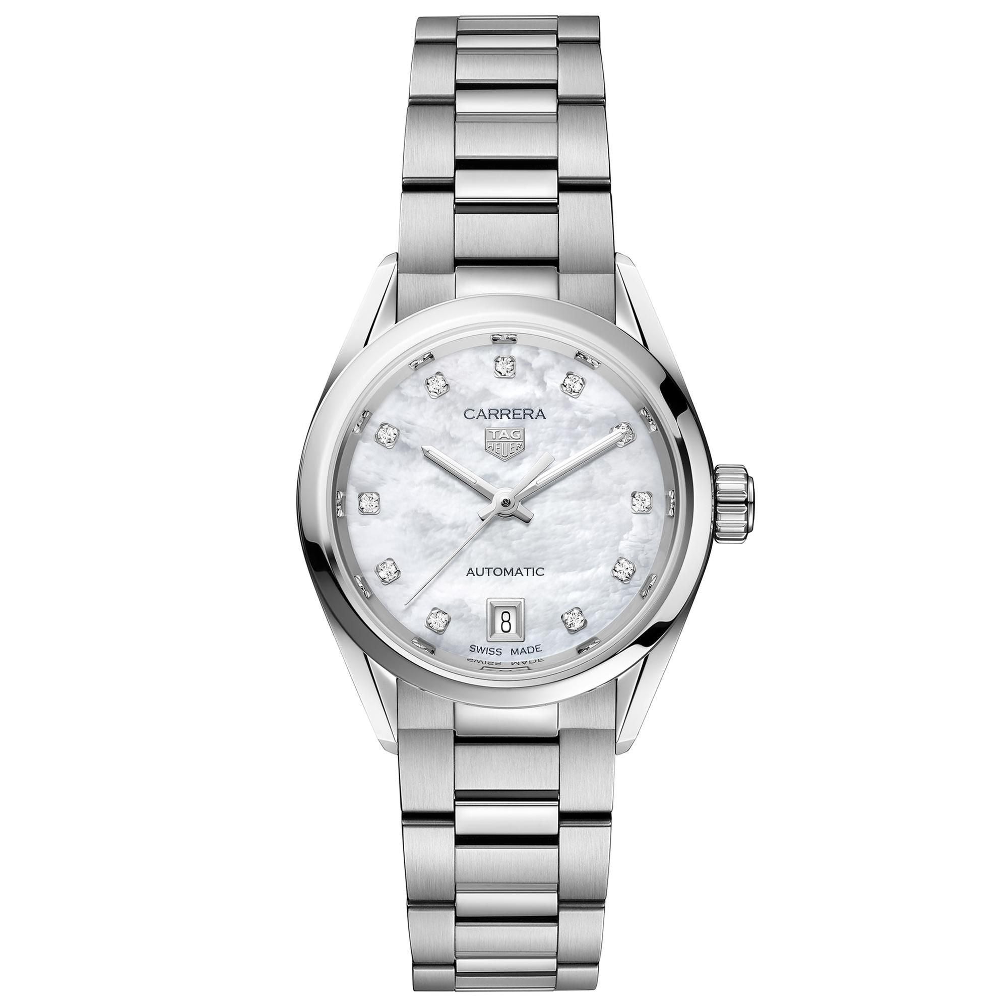 C833A7D1-68A6-9612-3A41-A0B2CB6BEA2F.jpg TAG Heuer Carrera Three-Hand 29mm Automatic Ladies Watch WBN2412.BA0621 - Image 1