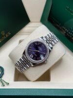Rolex Datejust m278384RBR-0029/0030 Aubergine 31mm Dial Jubilee Watch - Image 7
