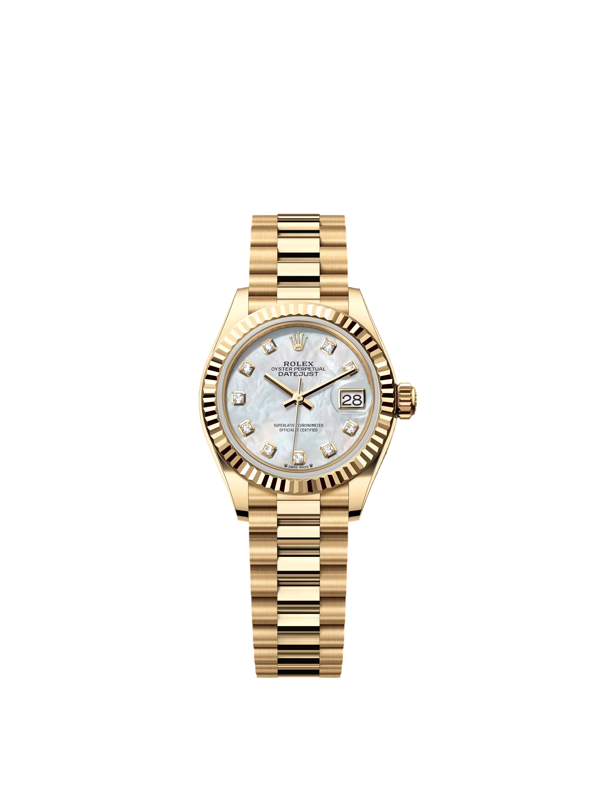 C88EF661-CD0B-BC19-84C3-9AF32C03B62D.png Rolex Lady-Datejust 28mm 279178 Mother-of-Pearl Diamonds Dial - Image 1