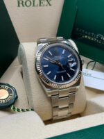 Rolex  Datejust 41mm 126334 Blue Index Oyster Stainless Steel Men’s Watch - Image 4