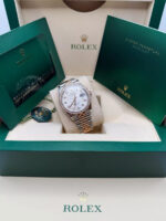 Rolex  Datejust 36mm 126281 Silver Palm Motif Diamond Dial Oyster Bracelet - Image 12