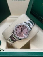 Rolex Datejust m278384RBR-0027/0028 Pink 31mm Dial Oyster Watch - Image 7