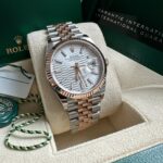 Rolex  Datejust 36mm 126231 Silver Fluted Motif Dial Jubilee Bracelet - Image 4