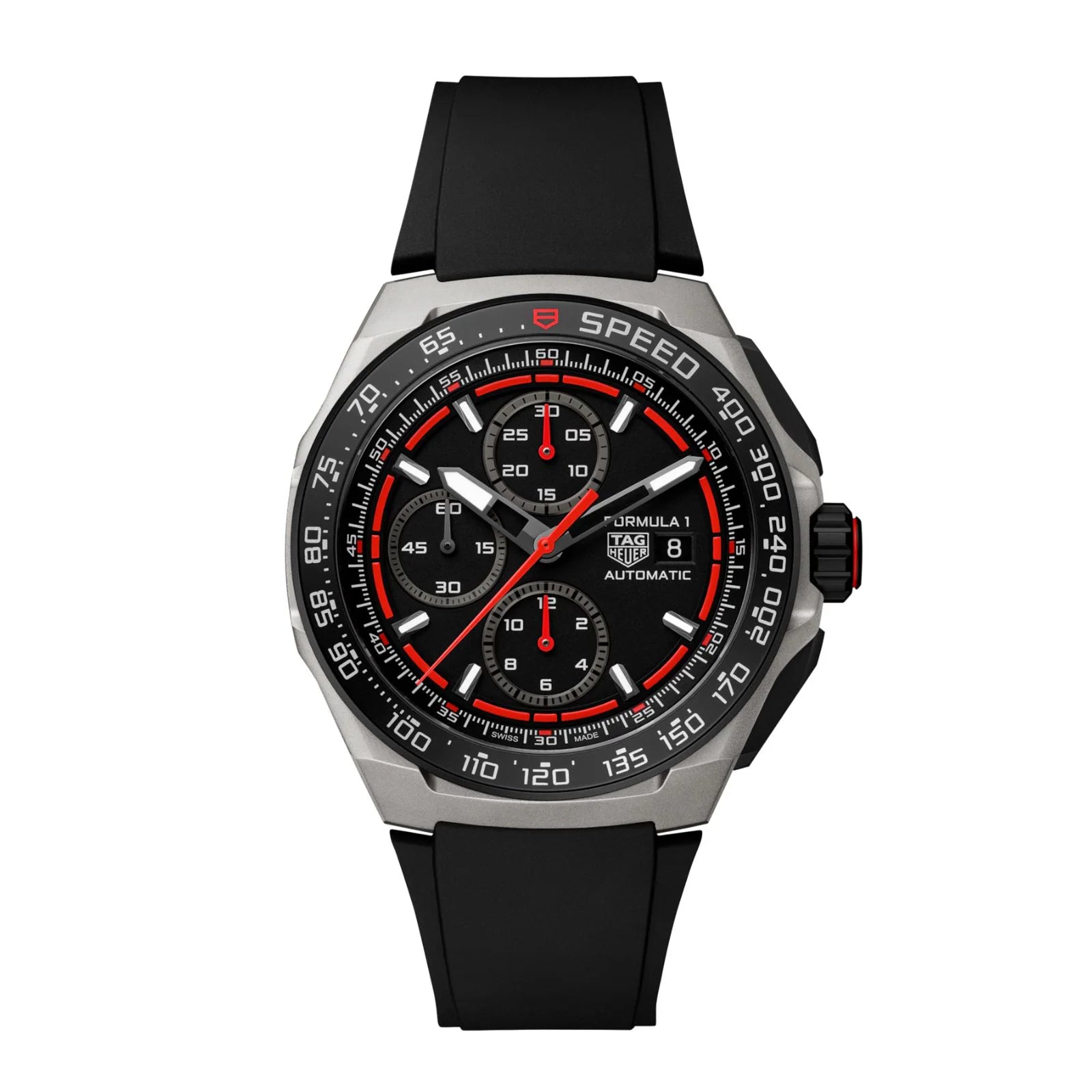 C9ABC314-AEB1-D9AA-ECF0-F92705755441.jpg TAG Heuer Formula 1 Chronograph Automatic 44mm Mens Watch Black CBZ2082.FT8096 - Image 1
