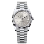 Rolex  Day-Date President 40mm Silver Diamonds Dial  228236-0002