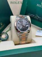 Rolex Datejust 41mm 126301 Sundust Slate Roman Dial Oyster Bracelet - Image 4