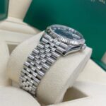 Rolex  Datejust 36mm 126234 Blue Fluted Motif Diamond Dial Jubilee Bracelet Watch - Image 7