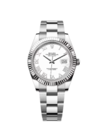 Rolex  Datejust 41mm 126334 White Roman Oyster Stainless Steel Mens Watch - Image 2