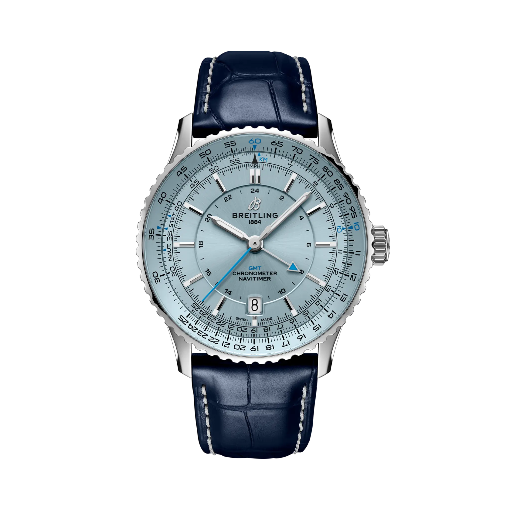 CBFF2E80-6835-60BD-438B-28188B83D7AA.png Breitling Navitimer Automatic GMT 41mm A32310171C1P1 - Image 1