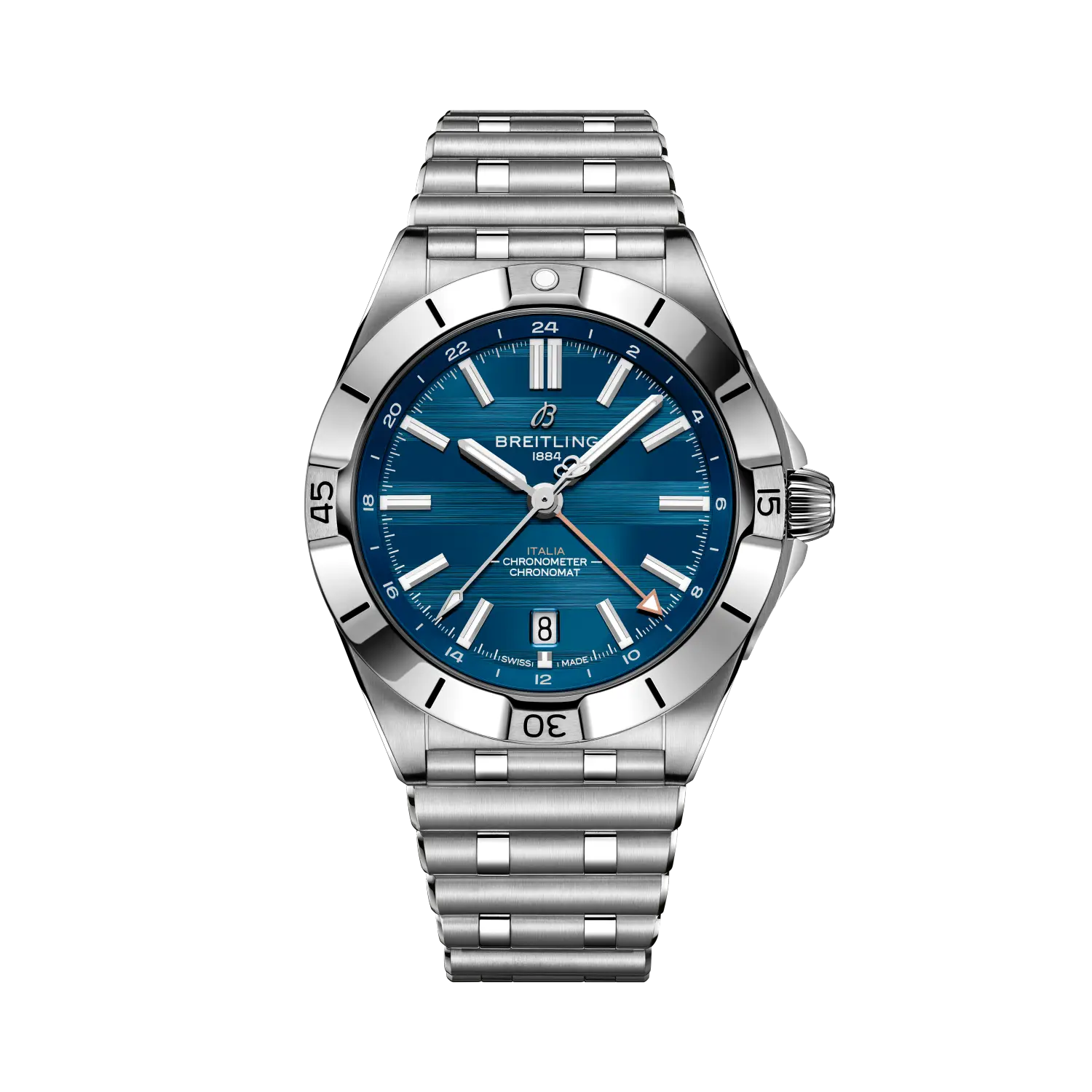 CC11BC57-661C-4E6D-46FC-9E23BD36EE43.png Breitling Chronomat Automatic GMT 40 Six Nations Italy A323981C1C1A1 - Image 1