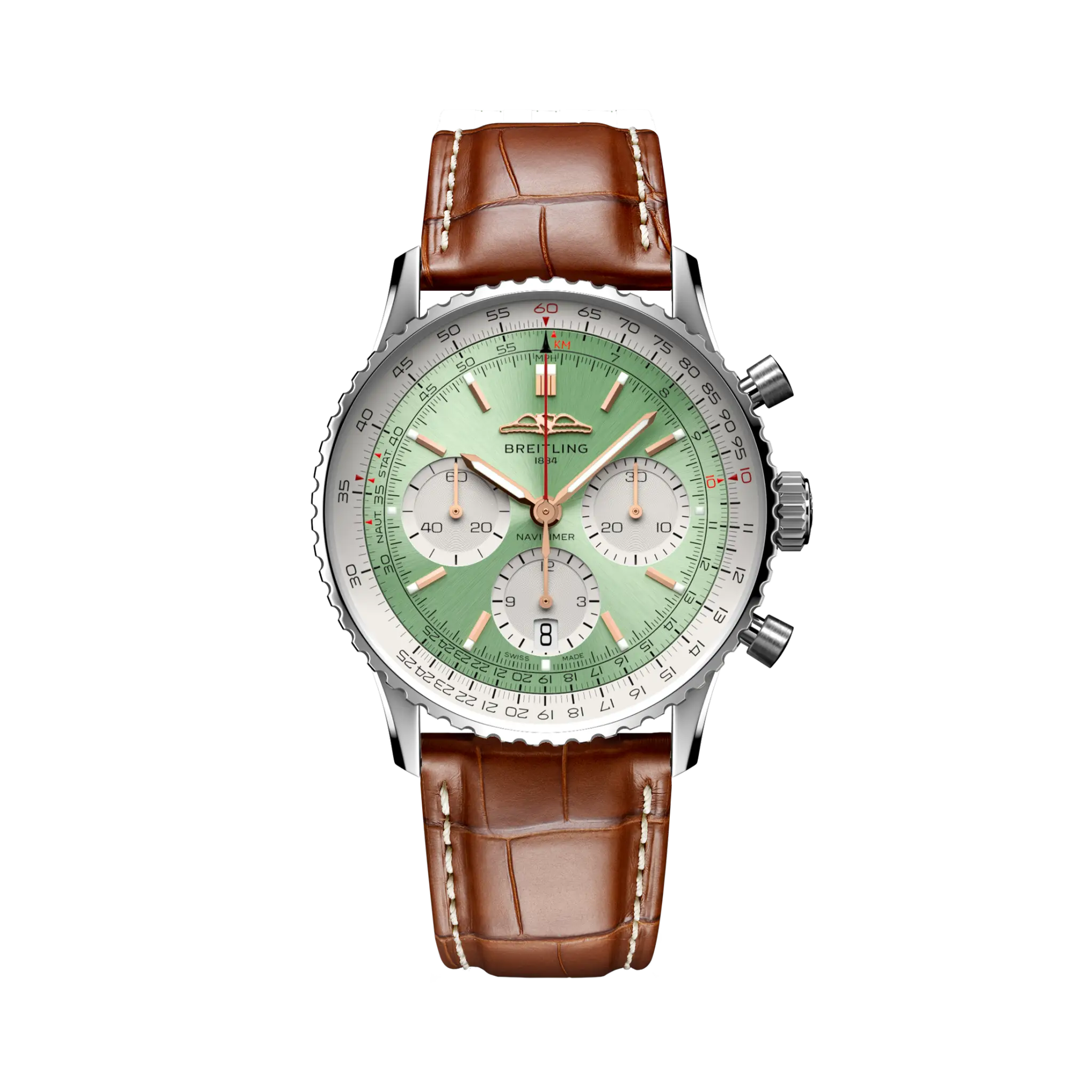 CC96AD5A-A585-C901-5E7F-C079B289DC95.png Breitling Navitimer B01 Chronograph 41mm AB0139211L1P1 - Image 1