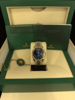 Rolex  Day-Date President 40mm Platinum Blue Roman Ombre Dial - 228236 - Image 7