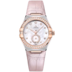 OMEGA Constellation 34mm White Dial Stainless Steel Sedna™ 18k Rose Gold Strap 131.28.34.20.55.001
