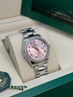 Rolex Datejust m278384RBR-0027/0028 Pink 31mm Dial Oyster Watch - Image 4