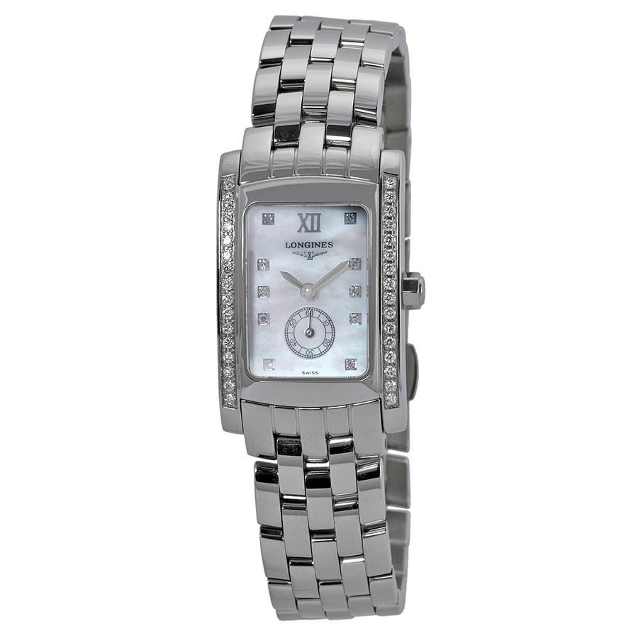 CD7DCE05-418C-71A1-5C5F-FB86B04B38D9.jpg Longines Women's L51550846 Dolce Vita Diamond Stainless Steel Watch - Image 1