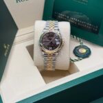 Rolex Datejust m278273-0017/0018 31mm Dark Grey Dial Stainless Steel and Yellow Gold Oyster Watch - Image 7