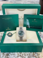 Rolex Datejust m278384RBR-0021/0022 Mint Green 31mm Dial Oyster Watch - Image 11