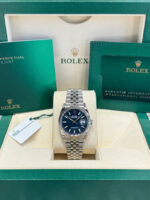 Rolex  Datejust 36mm 126234 Blue Fluted Motif Dial Jubilee Bracelet - Image 9