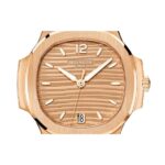 Patek Philippe Nautilus Rose Gold 7118-1R-010 with Golden Brown Opaline dial - Image 2