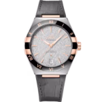 Omega Constellation 41mm Black Dial Stainless Steel ‑ Sedna™ 18k Rose Gold Strap 131.23.41.21.06.001