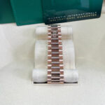 Rolex Day-Date President 40mm Everose Gold Sundust Diamond Baguette Dial - 228235 - Image 7