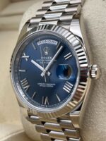 Rolex  Day-Date President 40mm White Gold Blue Roman Dial - 228239 - Image 4