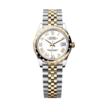Rolex Datejust m278343-0001/0002 White Dial Yellow Rolesor Oyster Watch