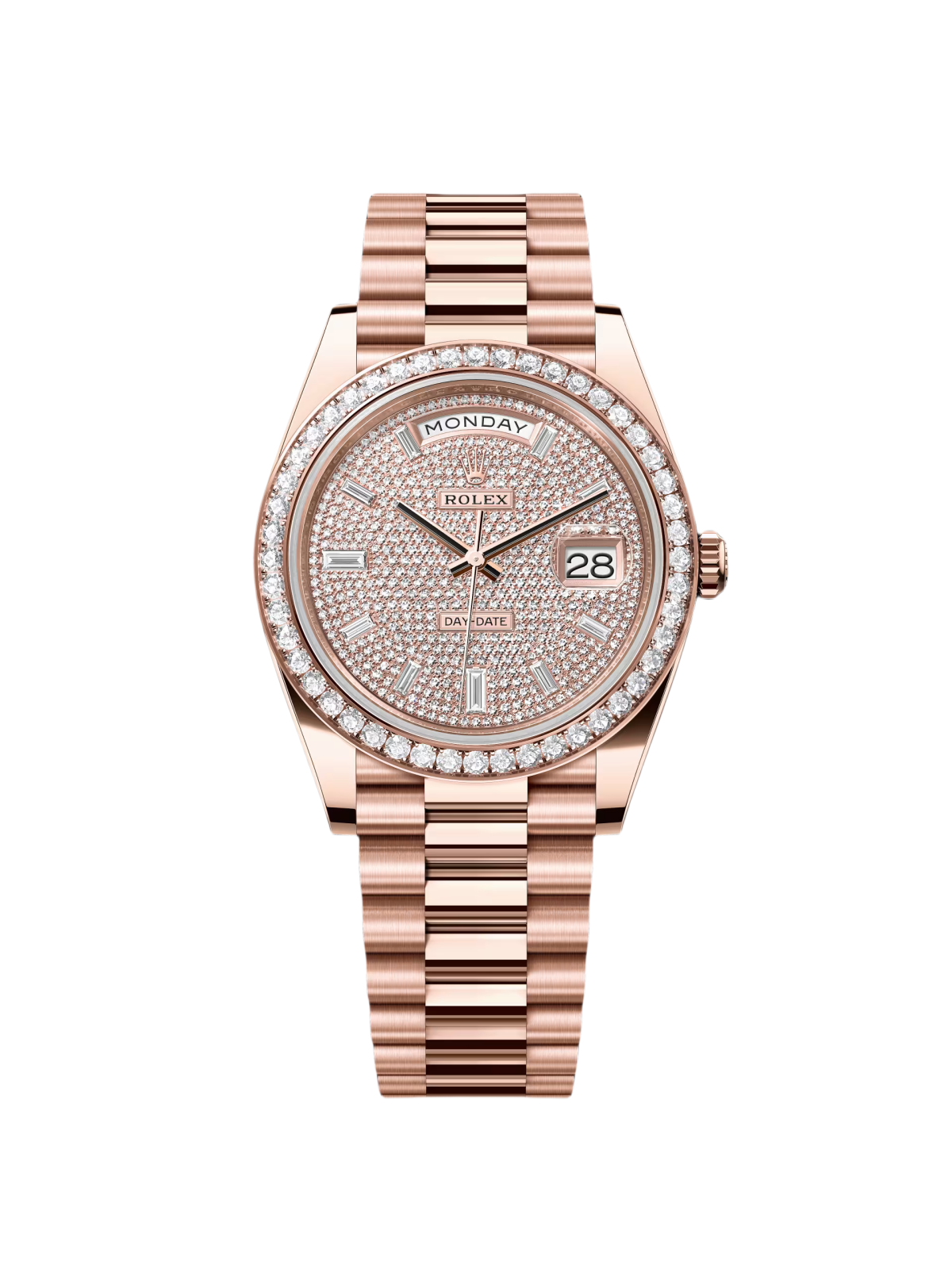 D02E93F3-D86B-C975-316E-BF9EA0BDBF14.png Rolex Day-Date 40mm Diamonds Paved Dial 228345rbr-0002 - Image 1