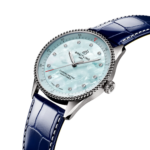 Breitling Navitimer 32mm Ladies Watch Blue Mother Of Pearl Alligator A77320171C1P1 - Image 2