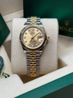 Rolex Lady-Datejust 28mm 279173 Champagne Diamond Dial Oyster Bracelet - Image 9