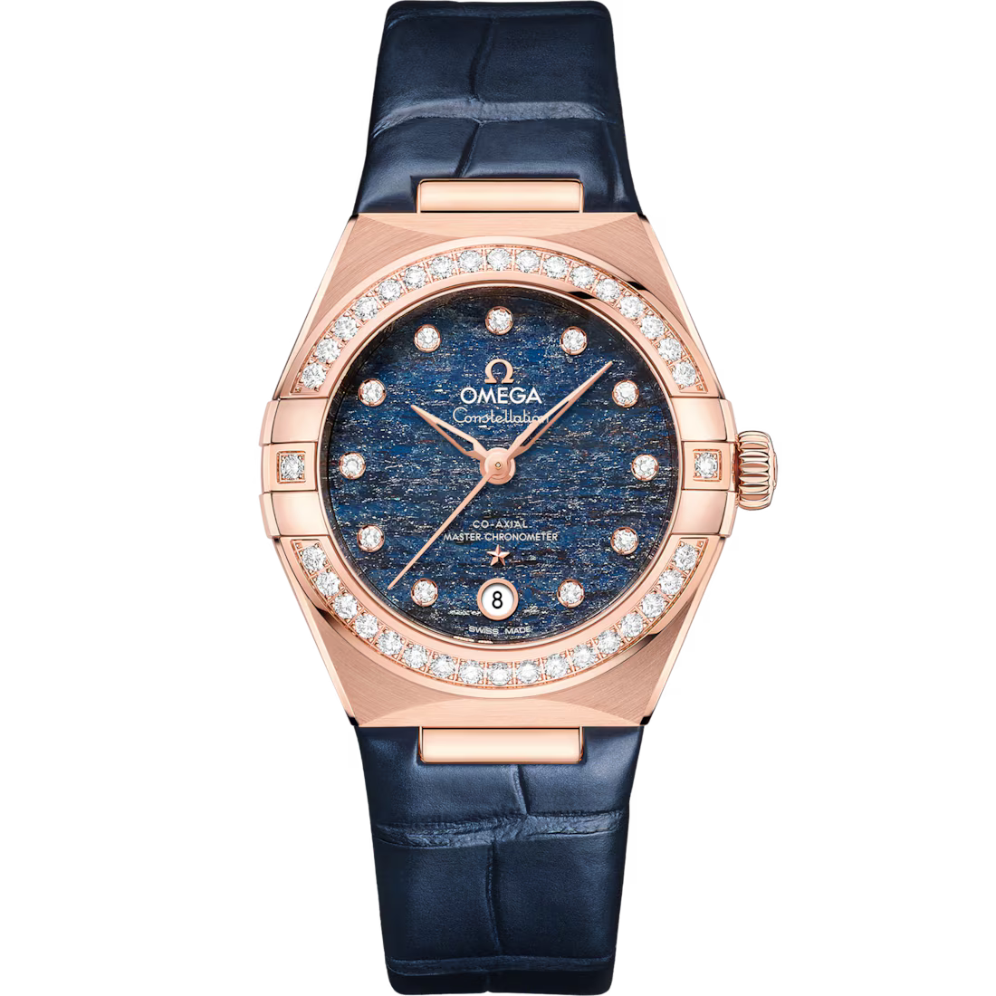 D144DB50-302C-A3C7-9657-5416967AC99A.avif Omega Constellation Ladies' Selection 29mm Sedna™ gold on leather strap 131.58.29.20.99.006 - Image 1